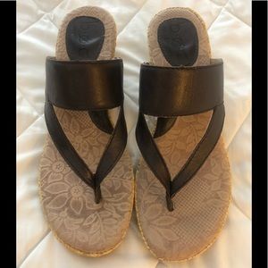 B.O.C (Born) Brown Wedge Sandals
